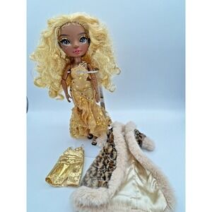 MGA Rainbow High Rainbow Vision Divas MELINE LUXE Gold Yellow Fashion Doll